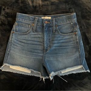 Madewell high rise shorts
